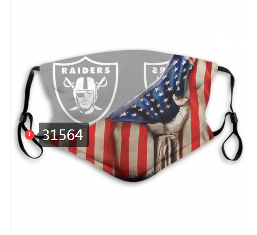 NFL 2020 Oakland Raiders #22 Dust mask with filter->nfl dust mask->Sports Accessory